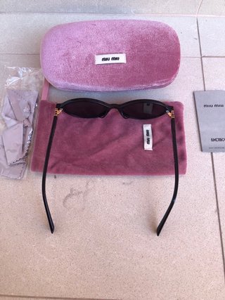 Óculos de Sol Miu Miu Regard Oval Novos