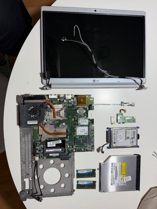 Pack piezas Portátil LG R510