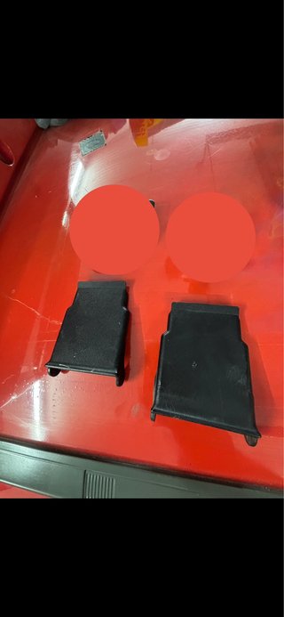 2 Tapas Bisagras Asientos Opel Kadett GSI