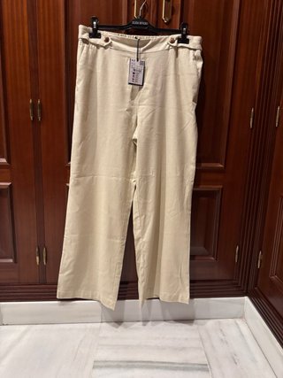Pantalón EUSA RIVERO Beige Talla L