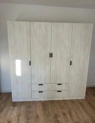 Armario de 4 Puertas Blanco