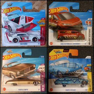 Lote 4 Hot Wheels Treasure Hunt