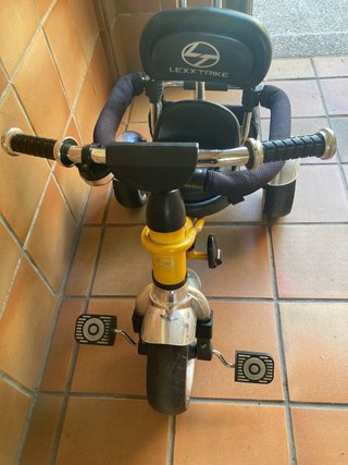 Triciclo Infantil de Paseo Amarillo