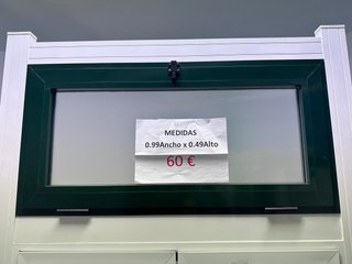 Ventana de Aluminio 0.99 x 0.49 m