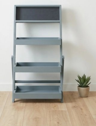 Estantería tipo escalera plegable con pizarra