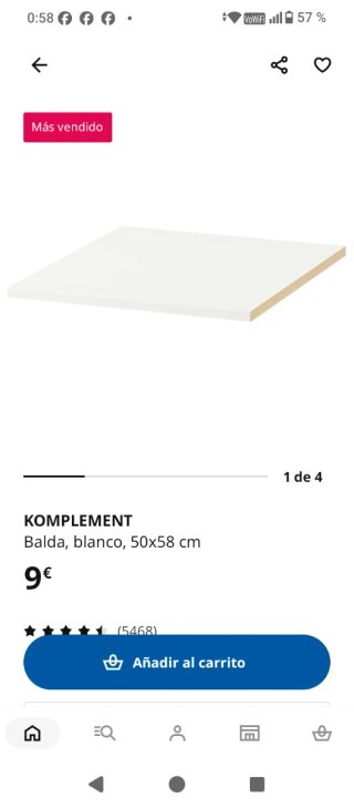 Armario Módulo Blanco Ikea PAX