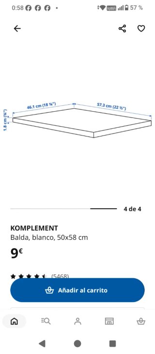 Armario Módulo Blanco Ikea PAX