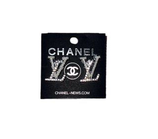Pendientes Plata con Brillantes y Perlitas Acero