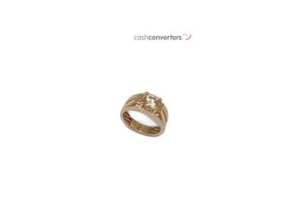 sello oro 18k con diamante de laboratorio