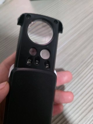 lupa óptica portátil
