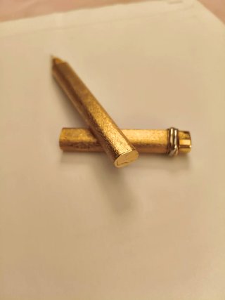 Bolígrafo Vintage Cartier Chapado en Oro
