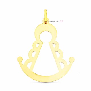 colgante oro 18k