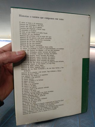 libro, LAS MIL Y UNA NOCHES, EDICIÓN INTEGRA E ILUSTRADA , tomo 1, ED. SOPENA 1975