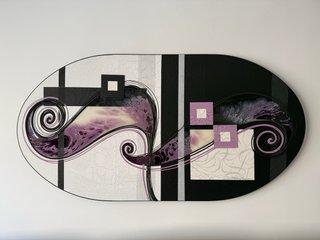 Cuadro Decorativo Ovalado de diseño