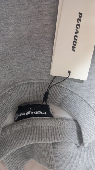 Sudadera PEGADOR Oversized Gris Talla M
