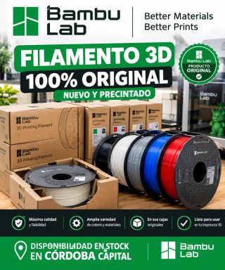 PRECINTADOS!! Bobinas Filamento Bambu Lab 3D