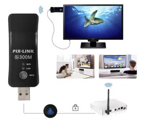 Estensore WiFi USB portatile Pix-Link 300M