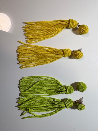 Pack de 2 Pares de Pendientes de Abalorios