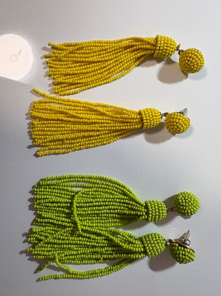 Pack de 2 Pares de Pendientes de Abalorios