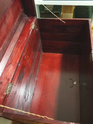 Baúl Antiguo de Madera para restaurar