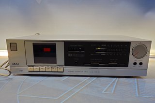 reproductor Akai HX-A1 Cassette Deck Vintage Plata