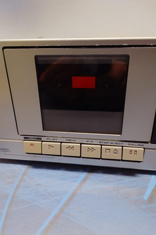 reproductor Akai HX-A1 Cassette Deck Vintage Plata