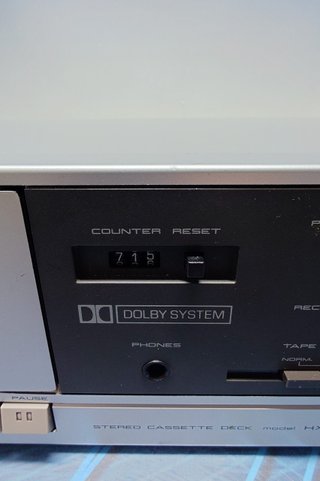 reproductor Akai HX-A1 Cassette Deck Vintage Plata