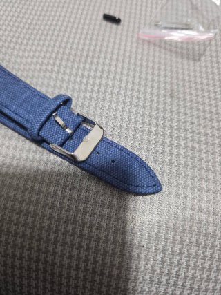 Correa de reloj de nylon azul oscuro 20mm