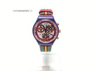 reloj pulsera caballero swatch automatic moonphase