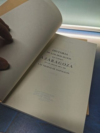 4 tomos, Historia de los Sitios, AGUSTÍN ALCAIDE IBIECA