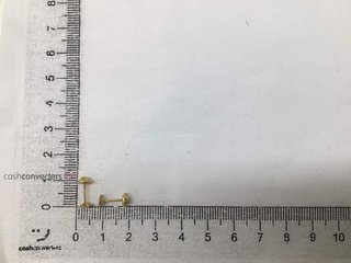 pendientes oro 18k con piedra