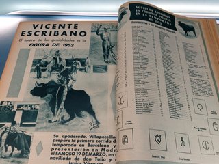 Revista El Ruedo 1952. Año VIII completo de Enero a Diciembre.