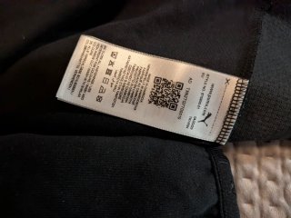 Sudadera Puma Negra y Gris con Capucha
