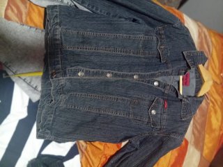 Chaqueta Vaquera Microms Azul Oscuro Talla XL
