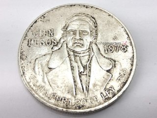 objetos insolitos sin marca 100 pesos 1978