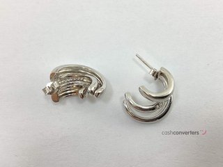 pendientes plata 925mm con piedra con circonita