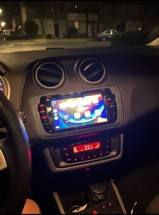 Rádio Seat Ibiza 6J Android + GPS + Carplay.