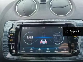 Rádio Seat Ibiza 6J Android + GPS + Carplay.