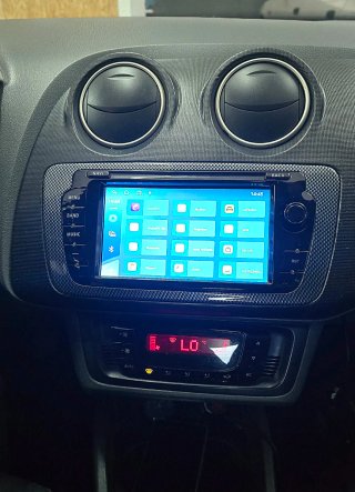Rádio Seat Ibiza 6J Android + GPS + Carplay.