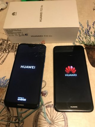 2 Cellulari Huawei (64GB e 16GB) e 2 nuove custodie