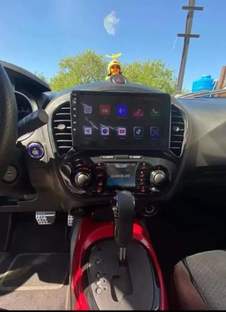 Rádio Nissan Juke Android + GPS + Carplay sem fios