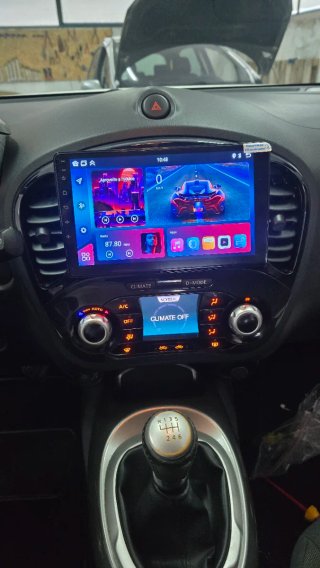 Rádio Nissan Juke Android + GPS + Carplay sem fios