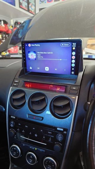 Rádio Mazda 6 Android com GPS + Carplay sem fios