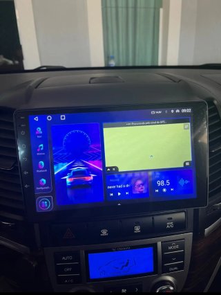 Rádio Hyundai Santa Fé 2 Android com GPS + Carplay