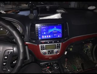 Rádio Hyundai Santa Fé 2 Android com GPS + Carplay