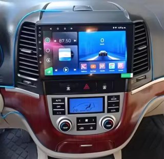 Rádio Hyundai Santa Fé 2 Android com GPS + Carplay