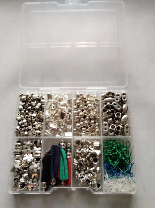 Kit Abalorios y Fornituras Bisutería + Caja