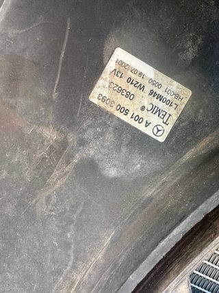 Electroventilador y despiece Mercedes W210 220 CDI