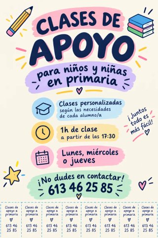Clases de Apoyo Primaria