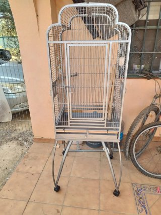 Jaula para Loro con Soporte